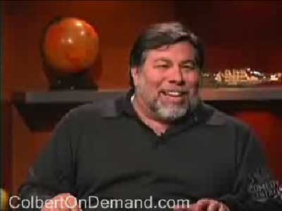 Steve Wozniak bei Stephen Colbert